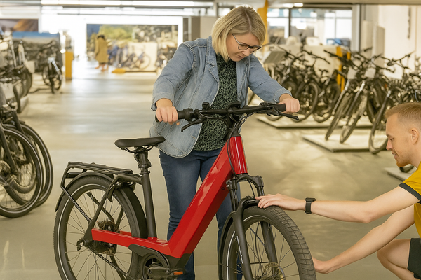 Hoeveel bar bandenspanning in de fietsband van mijn elektrische fiets?